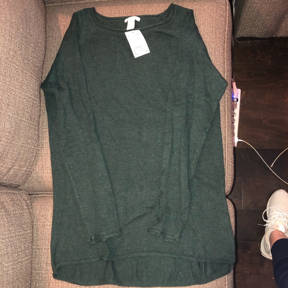Oversized green sweater size small